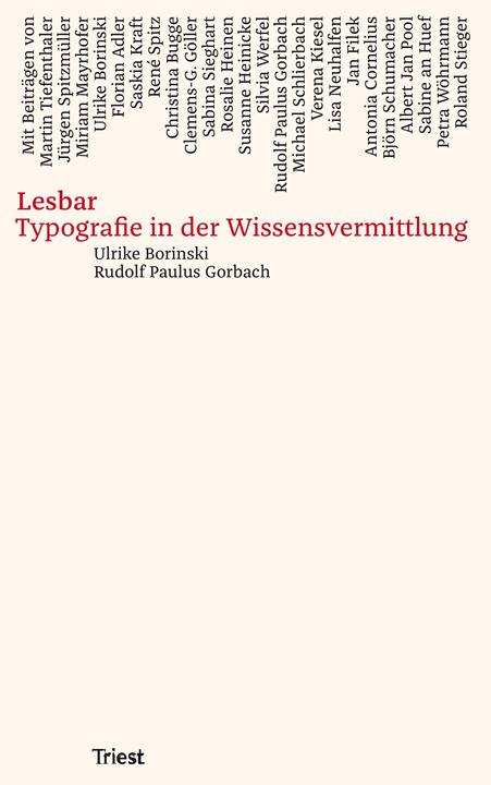 Immagine prodotto Lesbar (Tedesco, Rudolf P. Gorbach, Ulrike Borinski, 2019)
