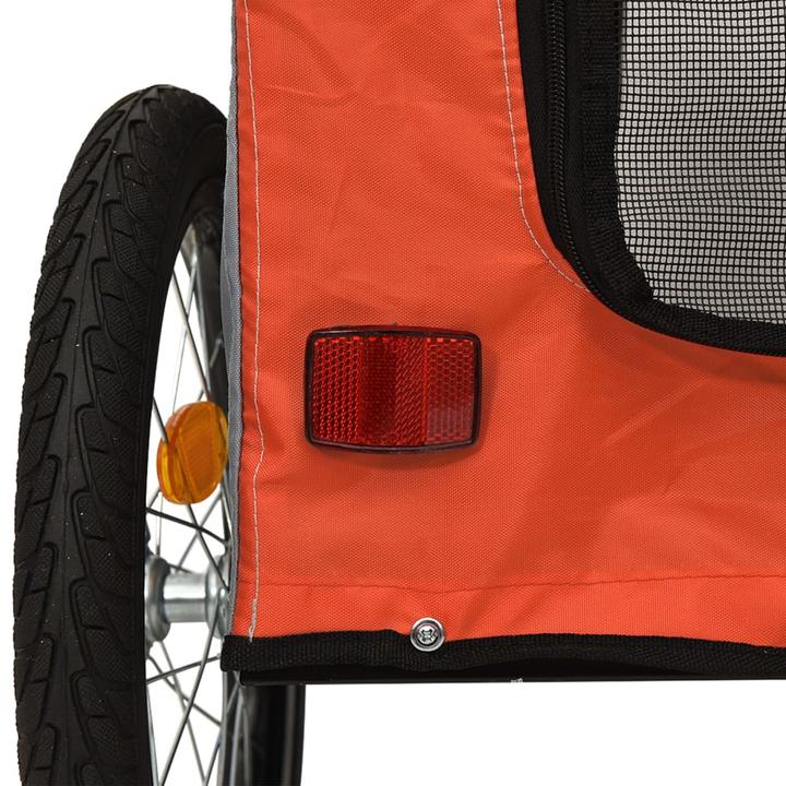Actual product image vidaXL Fahrradanhänger Hund
