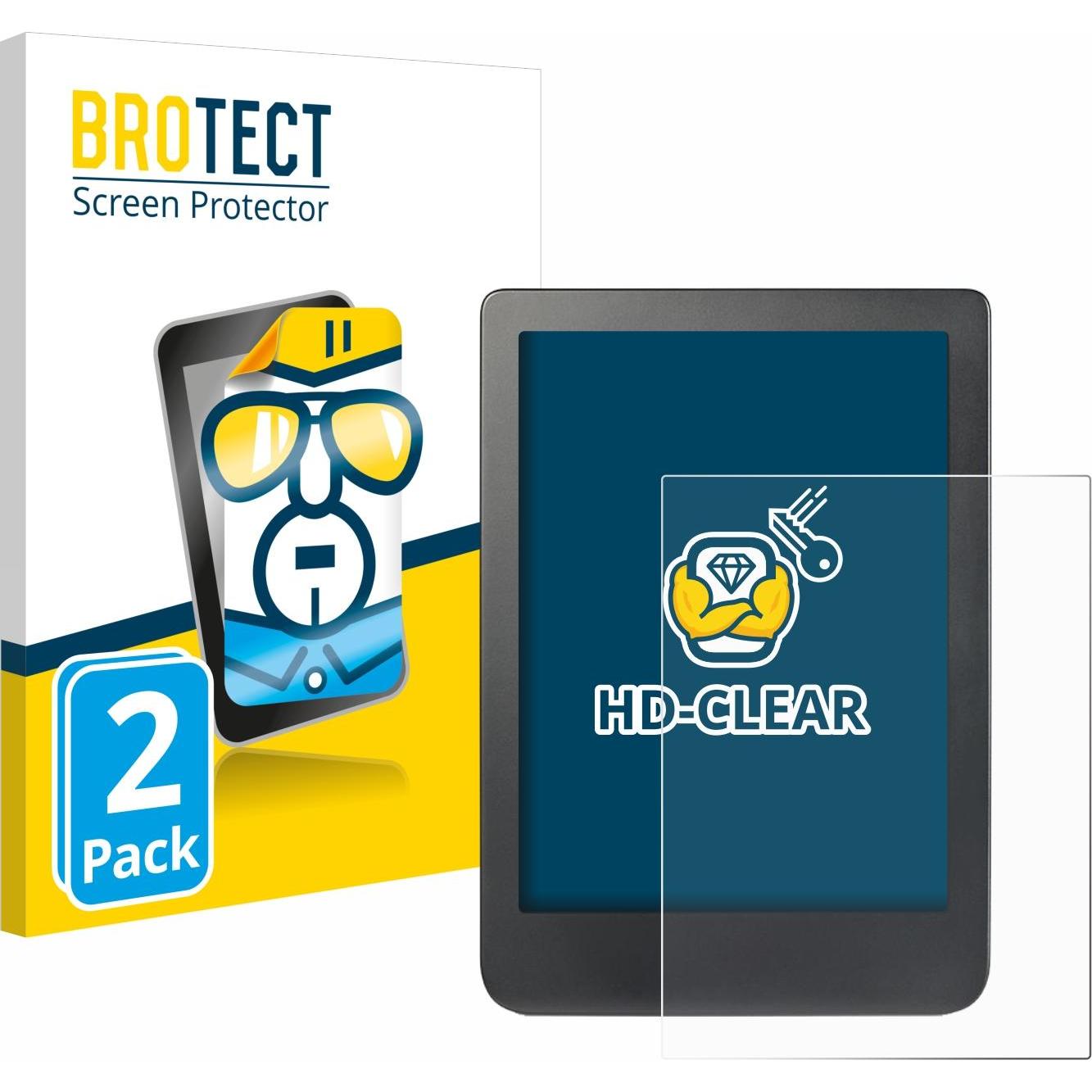 BROTECT Schutzfolie Displayschutz Klar (Clara HD (6")), eReader Zubehör, Transparent