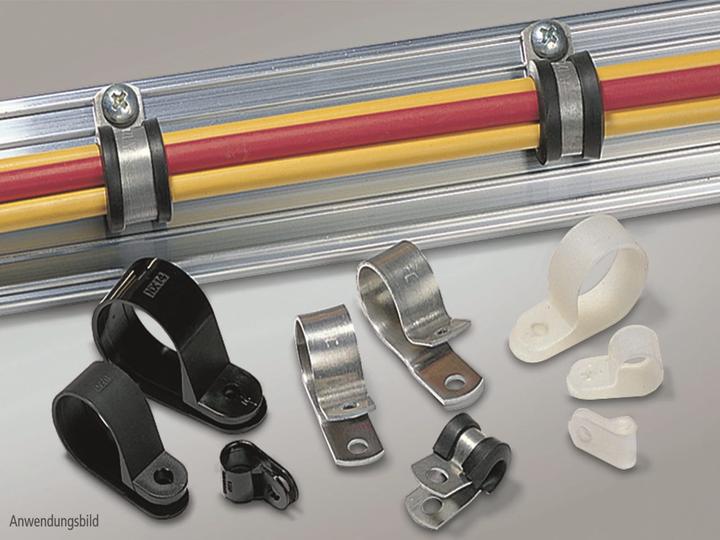 Produktbild HellermannTyton Befestigungsschelle Schutzprofil ø4,8mm
