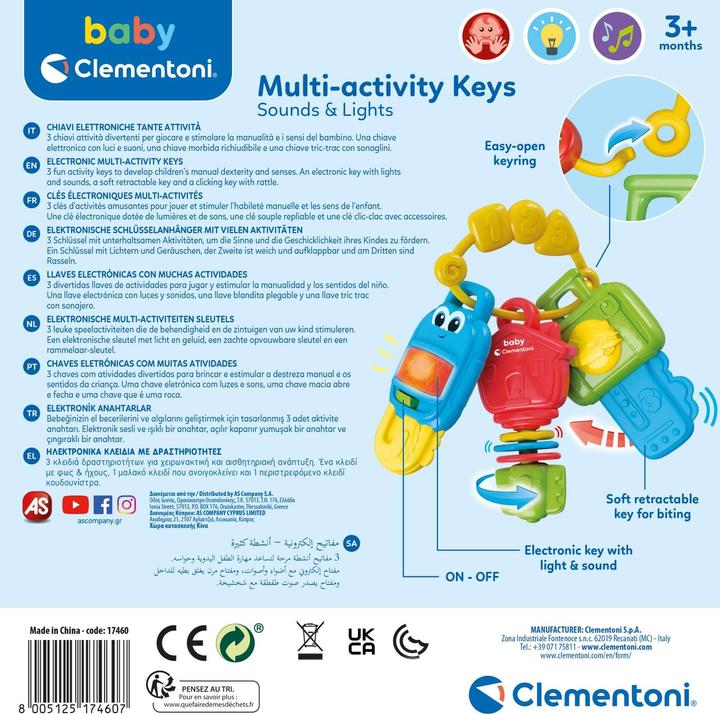 Image du produit Clementoni Bébé - Clés électroniques