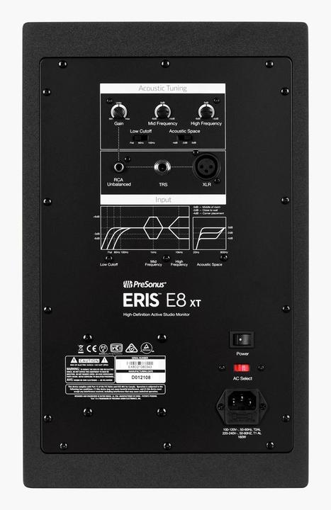 Image du produit PreSonus Eris E8 XT - Moniteurs de studio (Actif, 1 pièce, 1x 140 W)