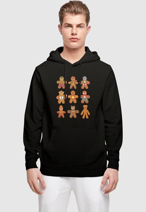 Produktbild Absolute Cult Marvel Universe - Christmas Gingerbread Avengers Basic Hoody - 116761 (M)