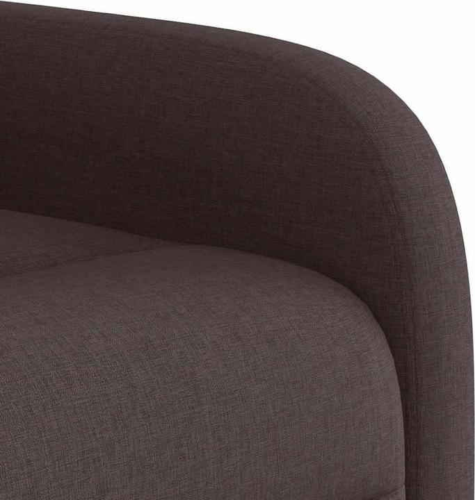 Immagine prodotto VidaXL Poltrona massaggiante elettrica con ausilio per la risalita in tessuto marrone scuro