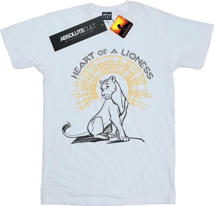 Actual product image Disney Womens/Ladies The Lion King Movie Heart Of A Lioness Cotton Boyfriend T-Shirt (S)
