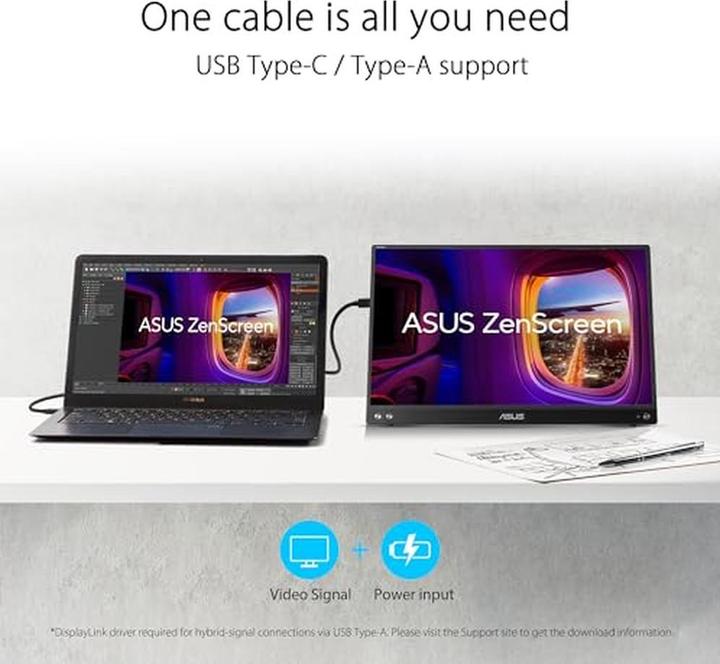 Image du produit ASUS ZenScreen MB16ACV (1920 x 1080 pixels, 15.60")