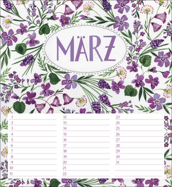 Produktbild Geburtstagskalender Gartenglck