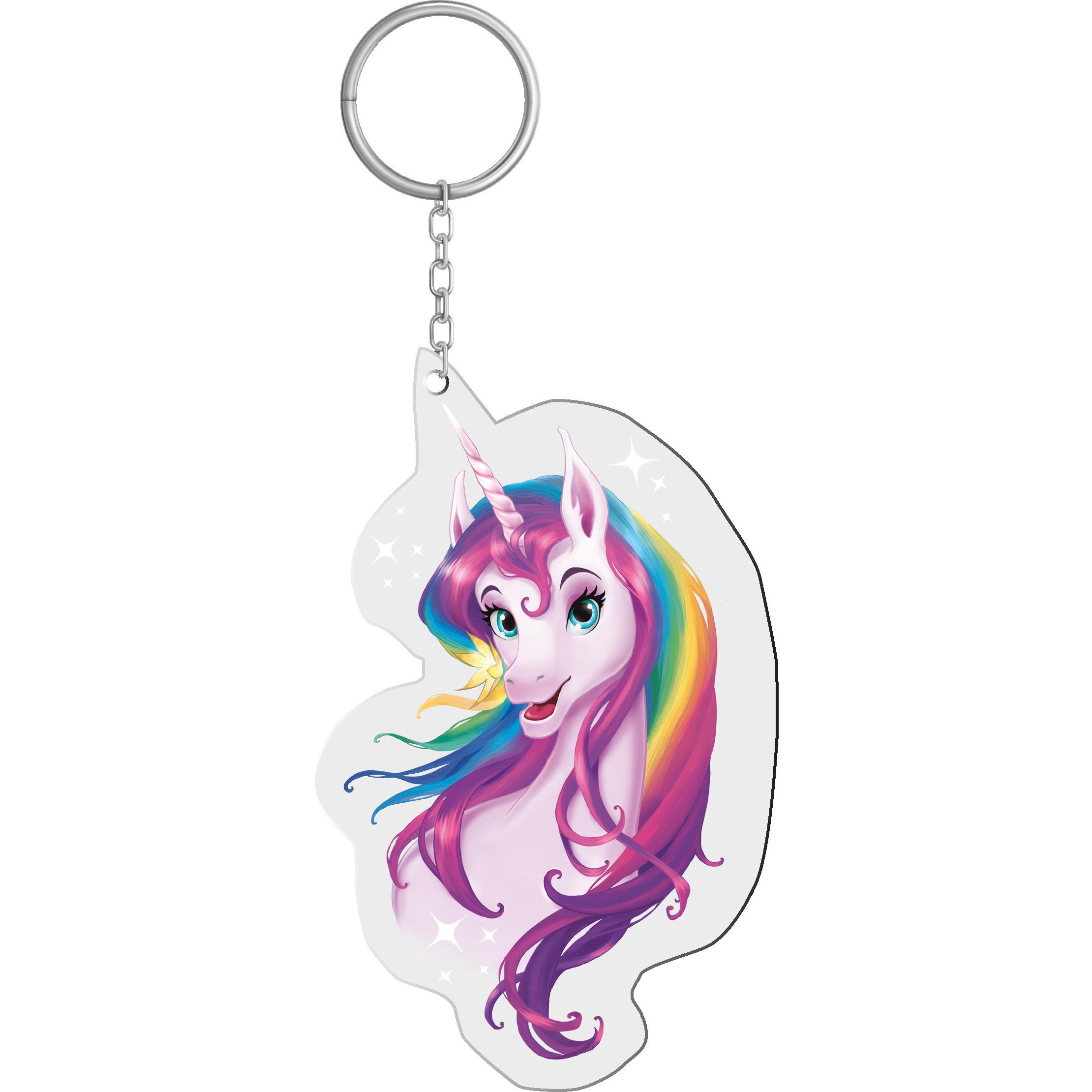 Roth, Geschenkverpackung, Reflektierender Anhänger Einhornportrait (Geschenktüte, 1 x)