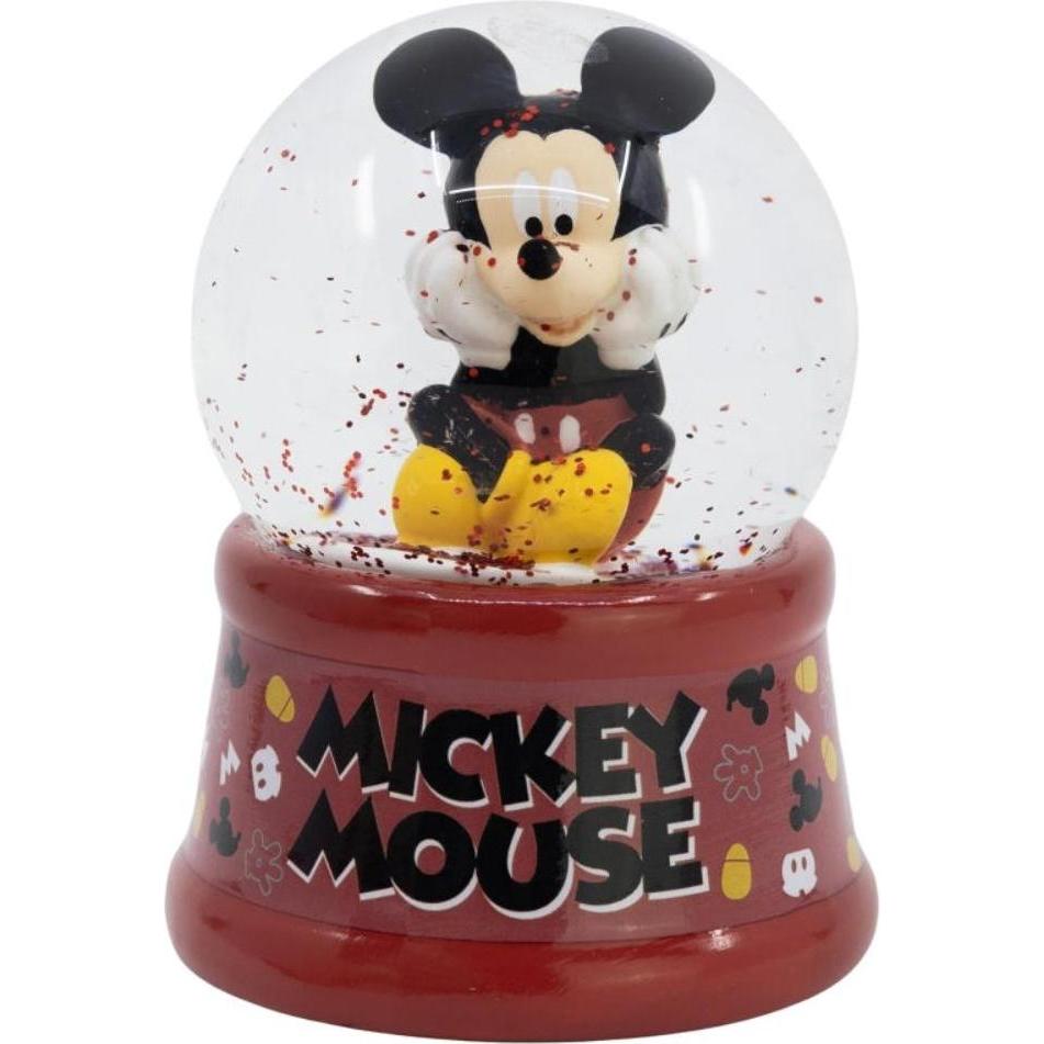 Tinisu, Weihnachtsdeko, Micky Maus Schneekugel - Disney Mickey Mouse Glaskugel mit Schnee