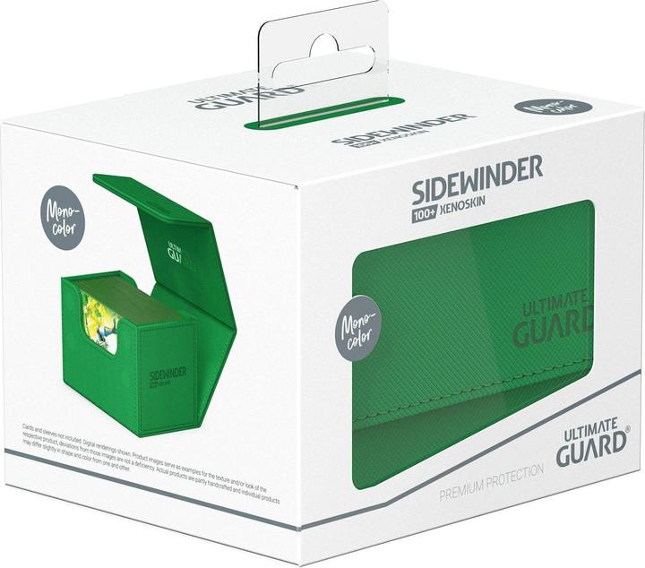 Produktbild Ultimate Guard UGD011214 - Sidewinder 100+ XenoSkin Monocolor, Grün