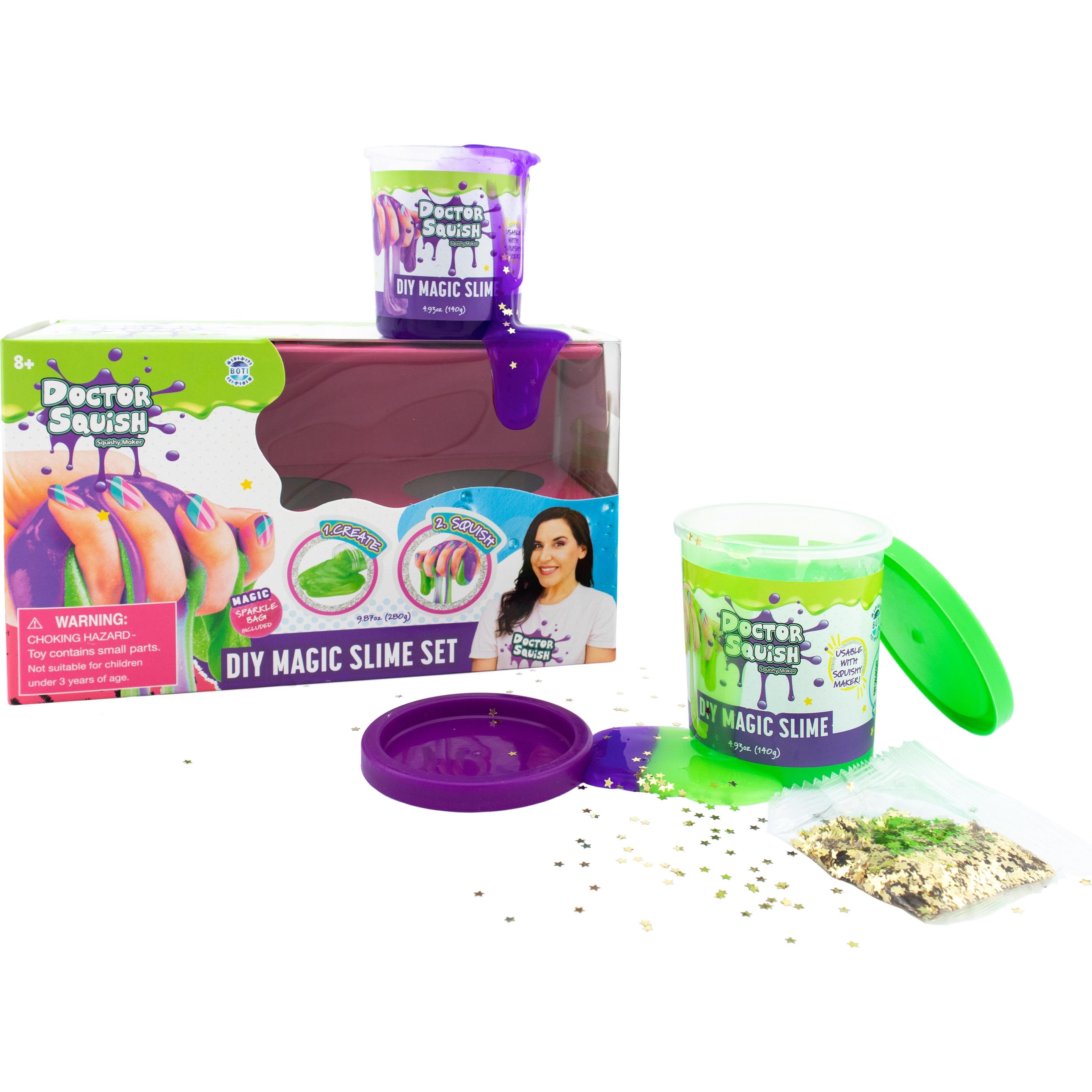 Boti Doctor Squish Slime Value Pack - Verde e viola, 240 grammi