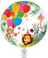 Image du produit Magni Assiette en carton Jungle D23cm 8er FSC-Mix (8x)