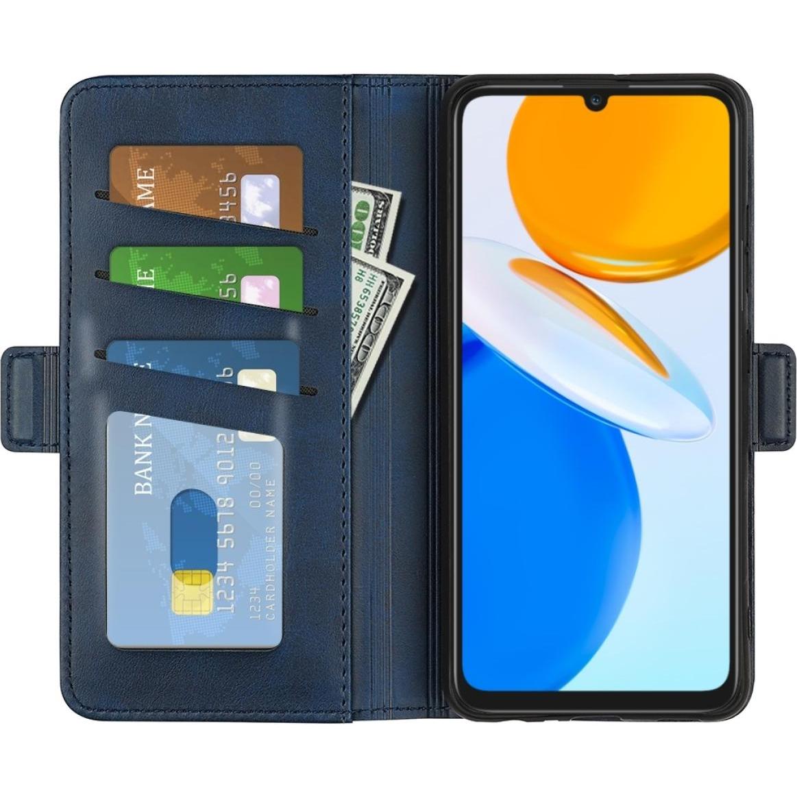 Screenguard Honor X7 CardLounge Lederhülle (Honor X7), Smartphone Hülle, Blau