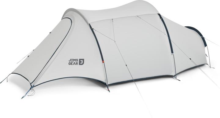 Actual product image Naturehike Namiot jim's gear daban 2 cnk2350ws012-snow white