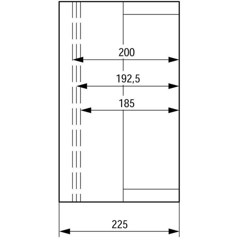 Thumbnail - Eaton MOE CI44X-200 Einzelgehäuse 375x375mm T=200mm Deckel durchs (Gehäuse), Elektronikzubehör + Gehäuse, Grau