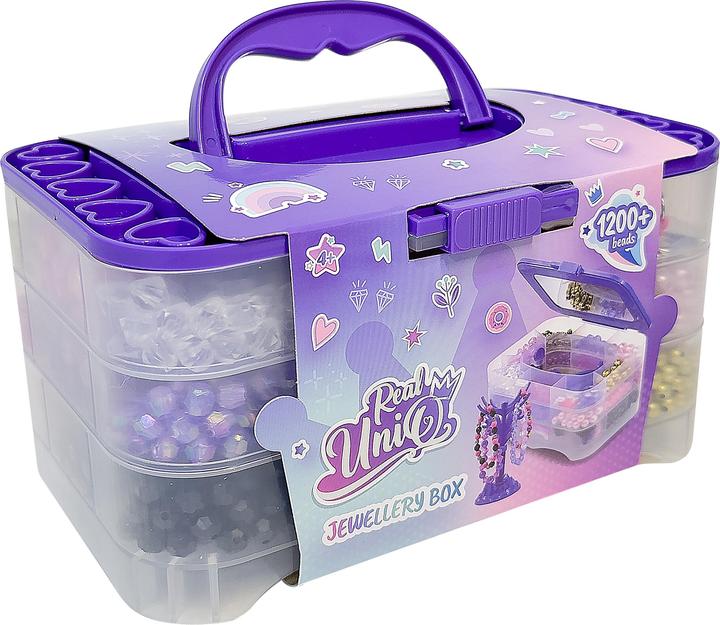 Produktbild Real UniQ Transportable boks med 1200 perler