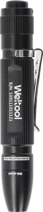 Actual product image Weltool M6-DR Mini Taschenlampe, Länge nur 88mm, warmweisse LED (8.80 cm)