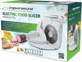 Actual product image Esperanza EKM017W slicer electric stainless steel, plastic, stainless steel