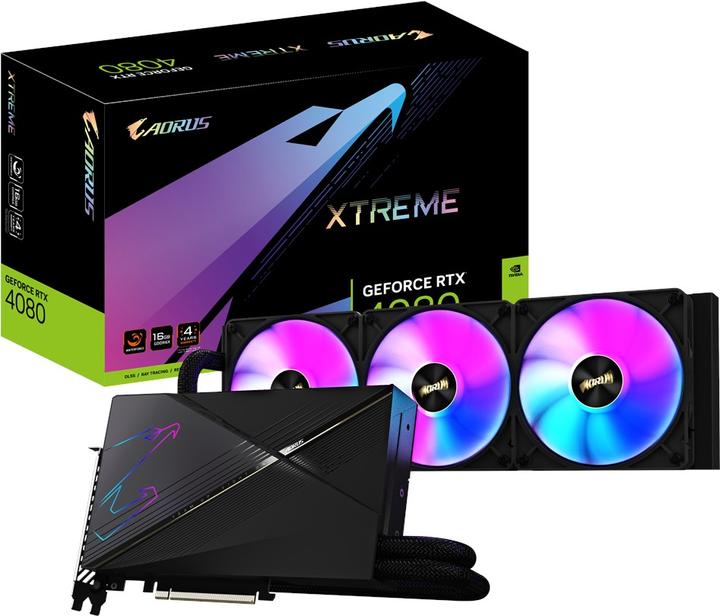 Produktbild Gigabyte GeForce Aorus RTX 4080 Xtreme Waterforce (16 GB)