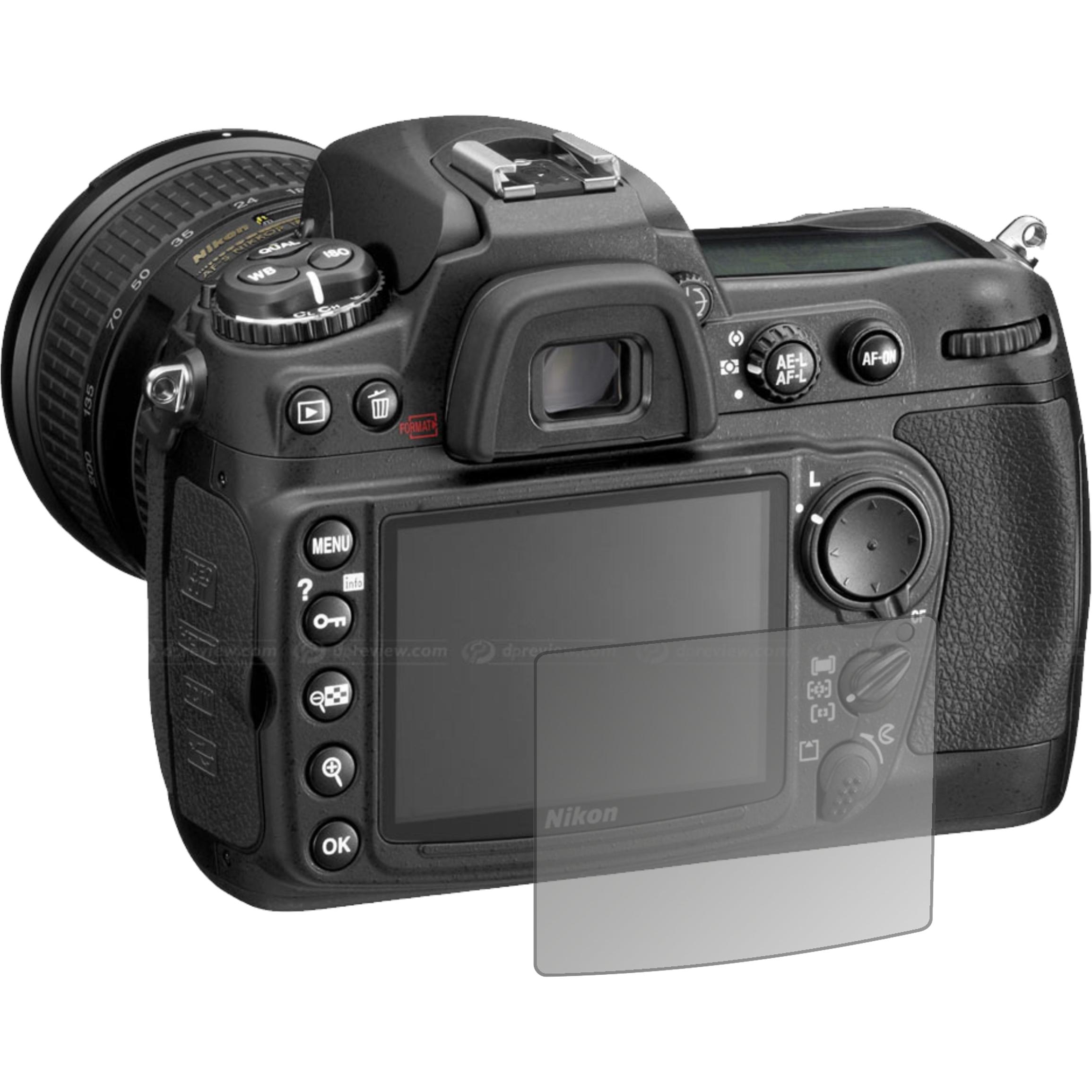 Dipos Blickschutzfolie 4-Way Privacy (Displayschutz, Nikon D300), Kameraschutz, Transparent