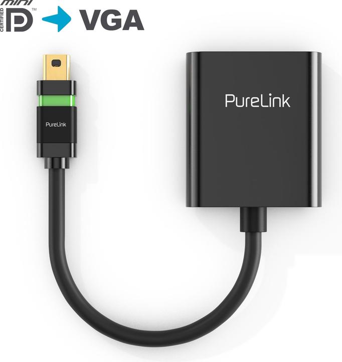 Immagine prodotto Purelink Adattatore Cert. 2K ad alta velocità Mini DisplayPort - VGA (VGA, 10 cm)