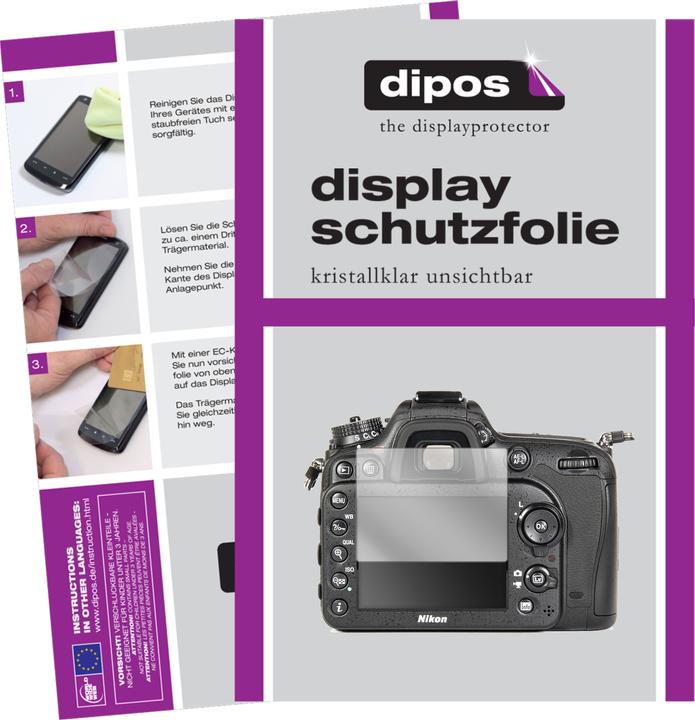 Actual product image Dipos Screen Protector Crystalclear (Screen protector, Nikon D7100)