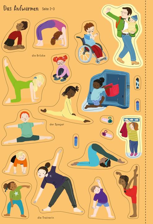 Produktbild Mein Immer-wieder-Stickerbuch: Die Welt des Turnens (150 Sticker)