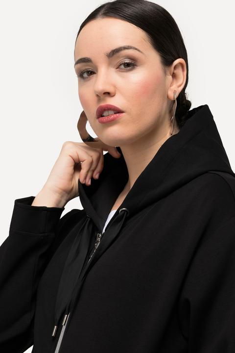 Image du produit Ulla Popken Veste à capuche, cordon de serrage, double ourlet (46, 48)
