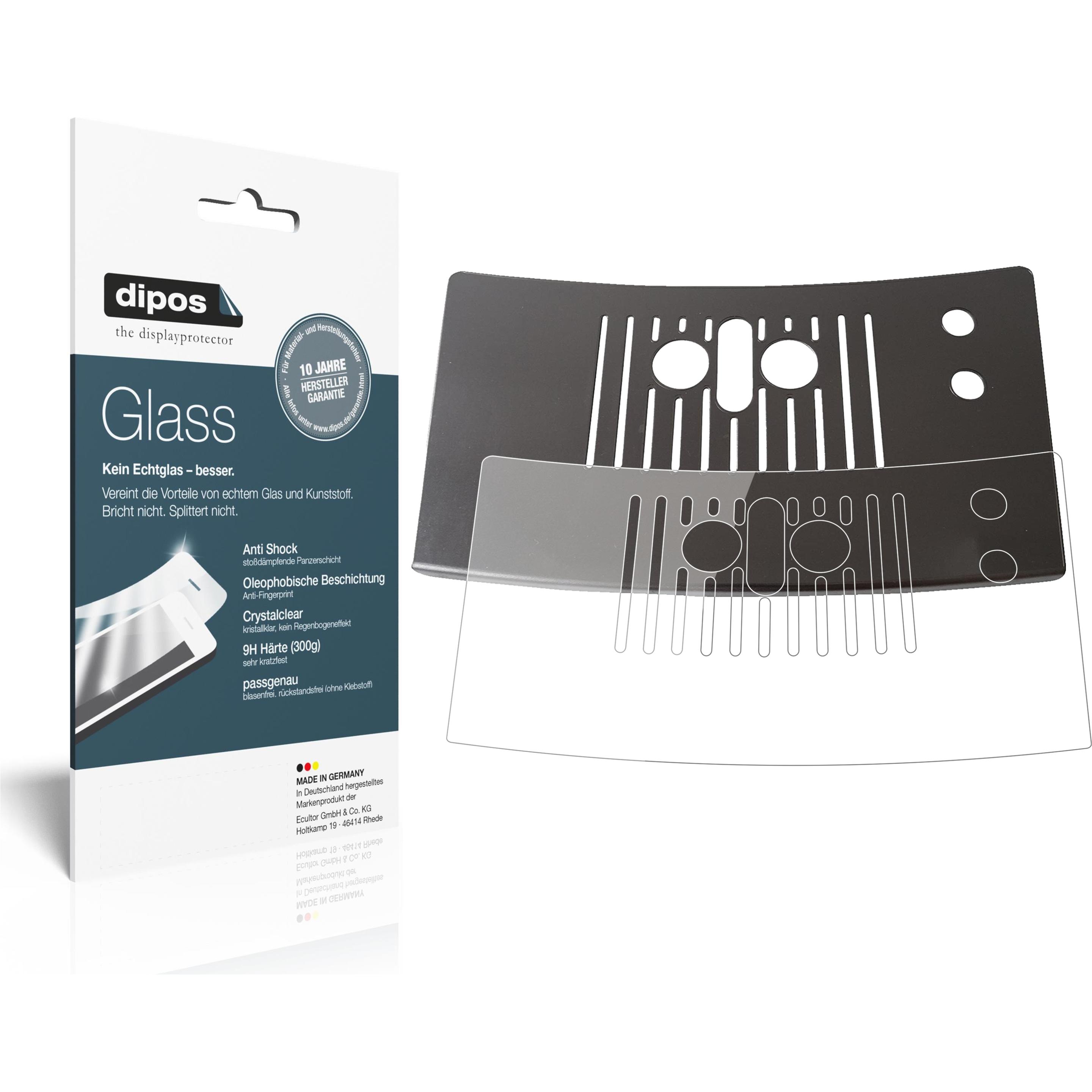 Dipos Displayschutz Anti-Shock, Zubehör Kaffeemaschinen, Transparent