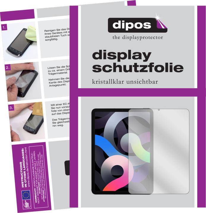 Produktbild Dipos Displayschutzfolie Crystalclear (2 Stück, iPad Air 2020 (4. Gen), iPad Air 2022 (5. Gen))