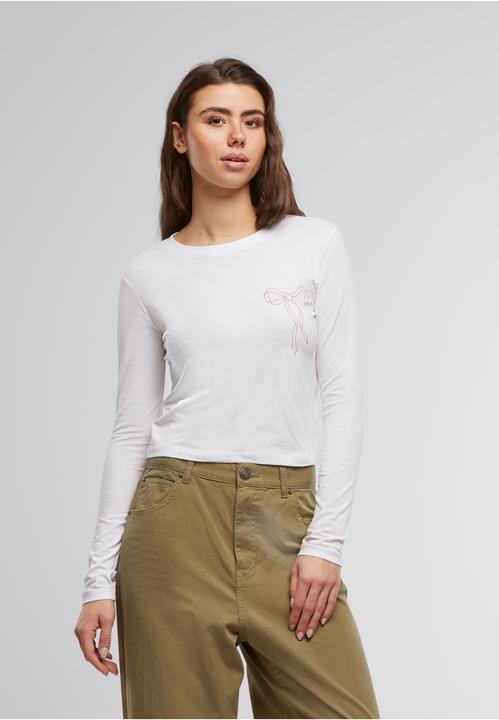 Actual product image Miss Tee Bow Oneliner Ladies Short Longsleeve - 182019 (M)