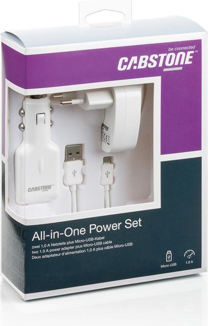 Produktbild Cabstone 43457 Innenraum Weiss Ladegerät für Mobilgeräte