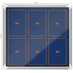 Image du produit Nobo Vitrine d'affichage Premium Plus intérieur feutre