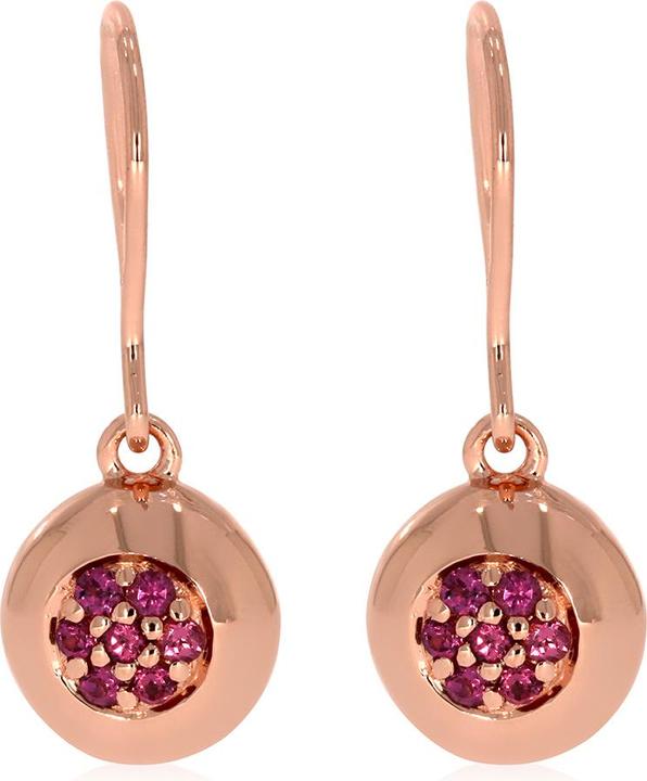 Immagine prodotto Xen Orecchini con 14 rodoliti da 0,31 ct. circa placcati in oro rosa (Argento 925)