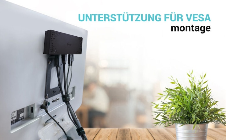 Produktbild i-tec USB 3.0 / USB-C / Thunderbolt Dual Display Docking Station + Power Delivery 100W (USB-C, 12 Ports)