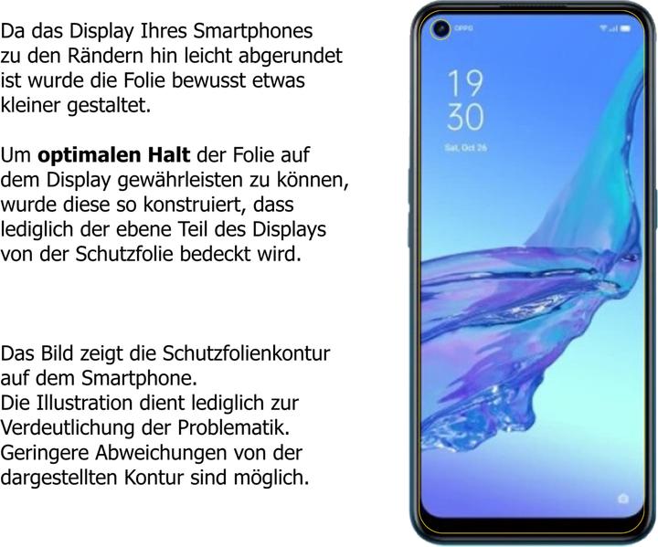 Produktbild Dipos Displayschutz Anti-Shock (2 Stück, Oppo A53 (2020))