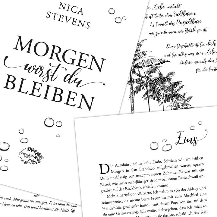 Actual product image Morgen wirst du bleiben (German, Nica Stevens, 2023)