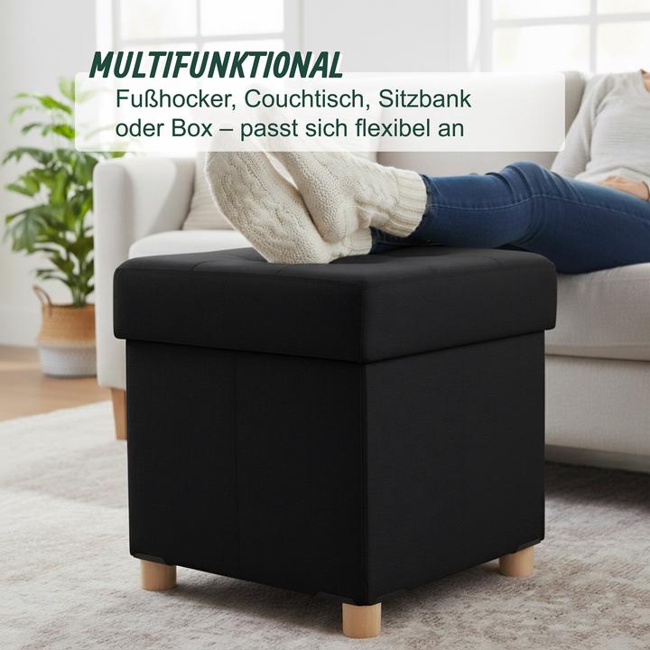 Actual product image Relaxdays Hocker mit Stauraum