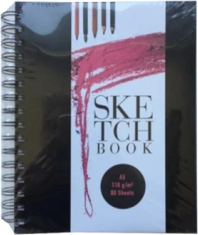 Immagine prodotto Bam4u Quaderno di schizzi - con spirale (A5, Copertina rigida)