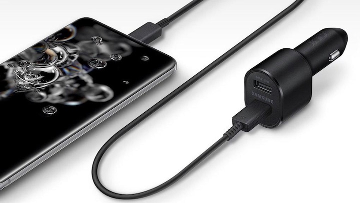Produktbild Samsung DUAL FAST CAR CHARGER 45W & 15W EP-L5300XB BLACK