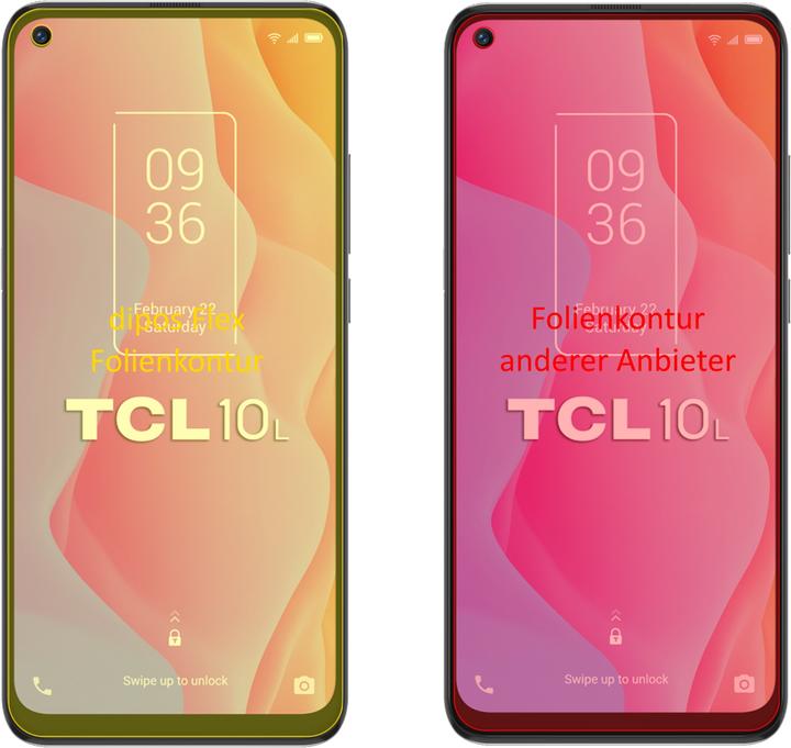 Immagine prodotto Dipos Pellicola Protettiva Full-Cover 3D (2 Pezzo/i, TCL 10 5G)