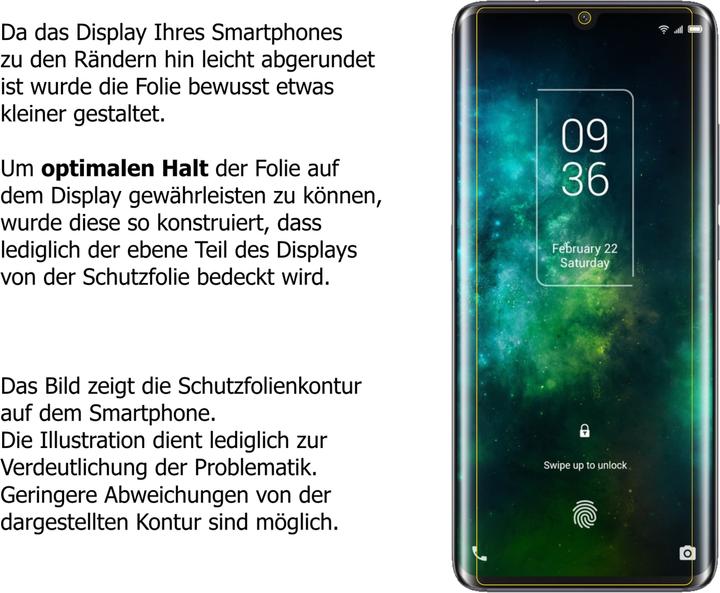 Produktbild Dipos Displayschutz Anti-Shock (2 Stück, TCL 10 Pro)