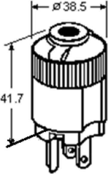 Immagine prodotto Bachmann 910.179 Spina elettrica 3P nera
