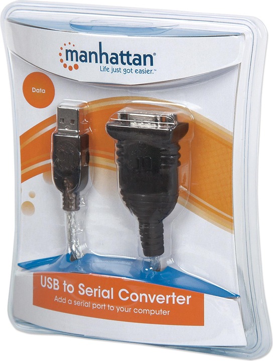 Actual product image Manhattan USB to Serial Converter (0.45 m)