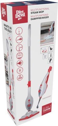 Produktbild Dirt Devil Steam-mop 1300W 230V DD7001 (0.80 Bar, 1300 W)