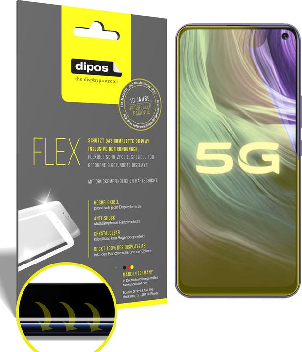 Produktbild Dipos Displayschutzfolie Full-Cover 3D (Vivo Z6 5G)