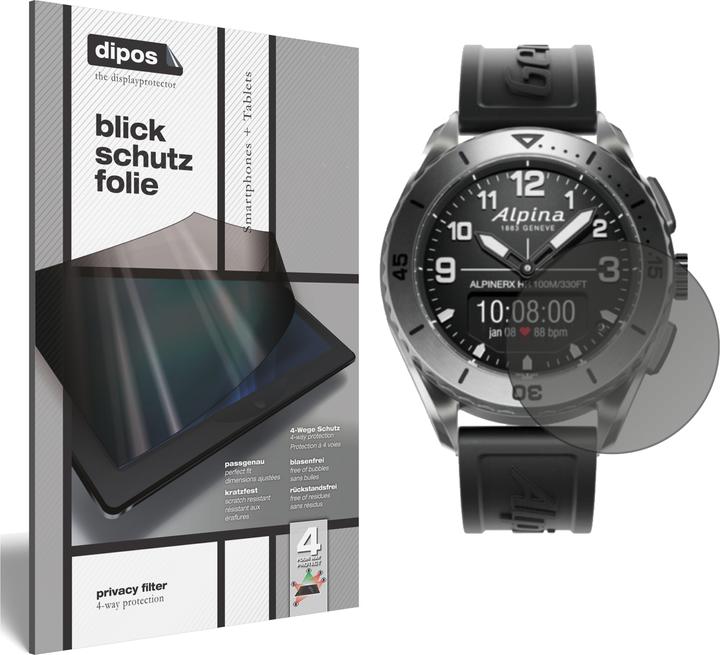 Actual product image Dipos Screen Protector 4-Way Privacy
