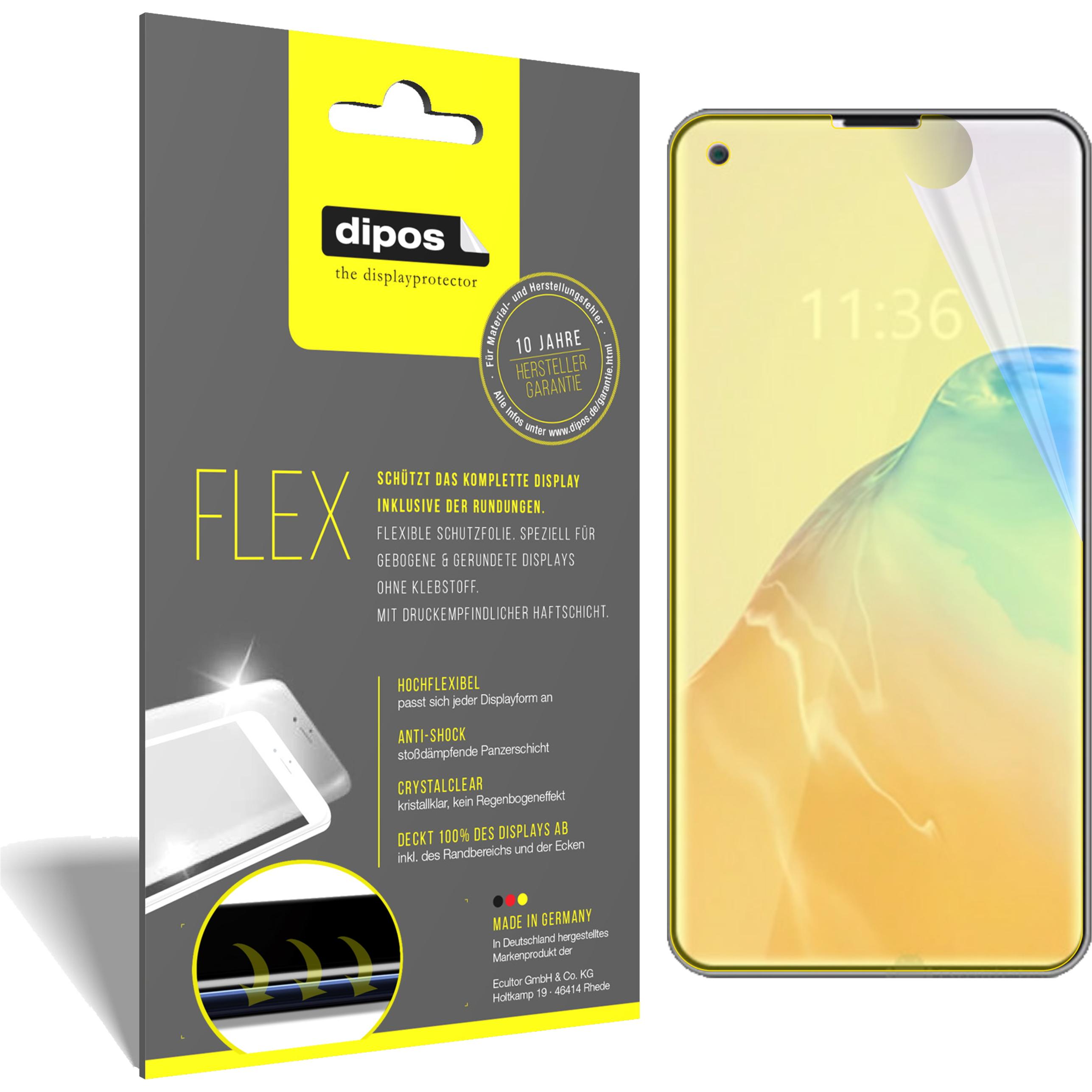 Dipos Displayschutzfolie Full-Cover 3D (3 Stück, Cubot X30), Smartphone Schutzfolie, Transparent