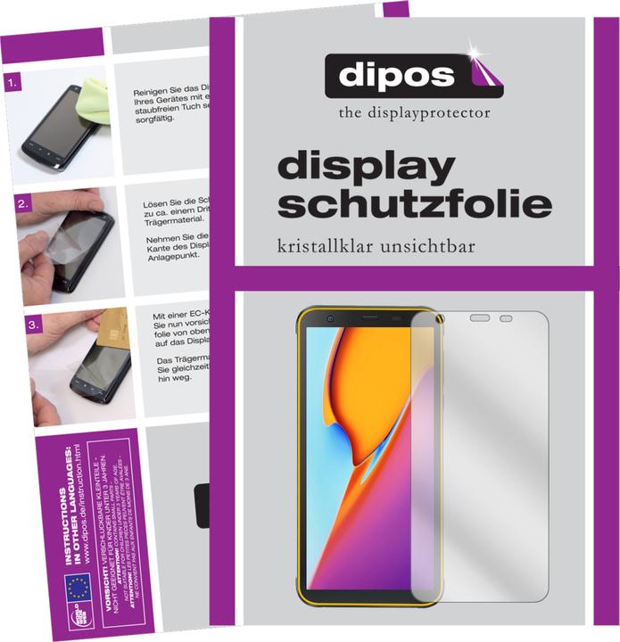 Actual product image Dipos Screen Protector Crystalclear (6 Piece, Blackview BV6300 Pro)