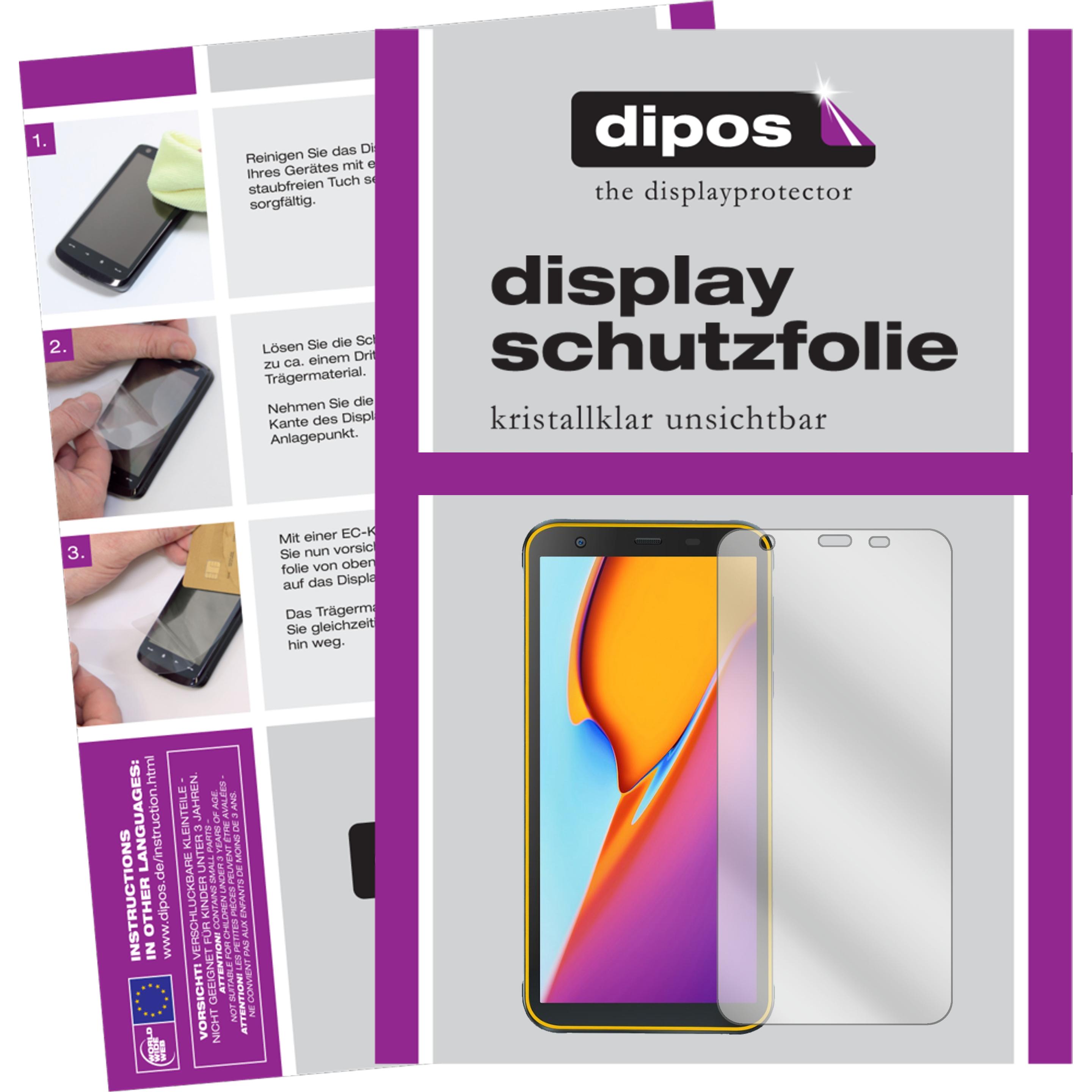 Dipos Displayschutzfolie Crystalclear (6 Stück, Blackview BV6300 Pro), Smartphone Schutzfolie, Transparent